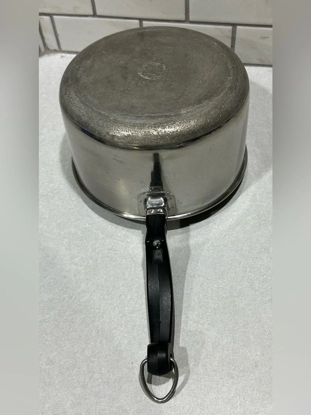 Vintage Farberware 2 Qt Saucepan Pot Lid NR Aluminum Clad Stainless Steel USA